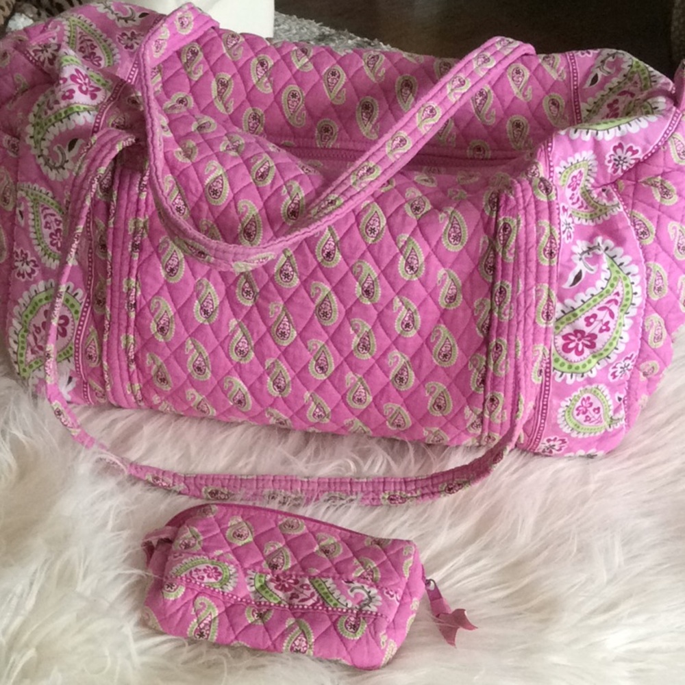 💞VERA BRADLEY 💞duffle, travel bag and makeup bag